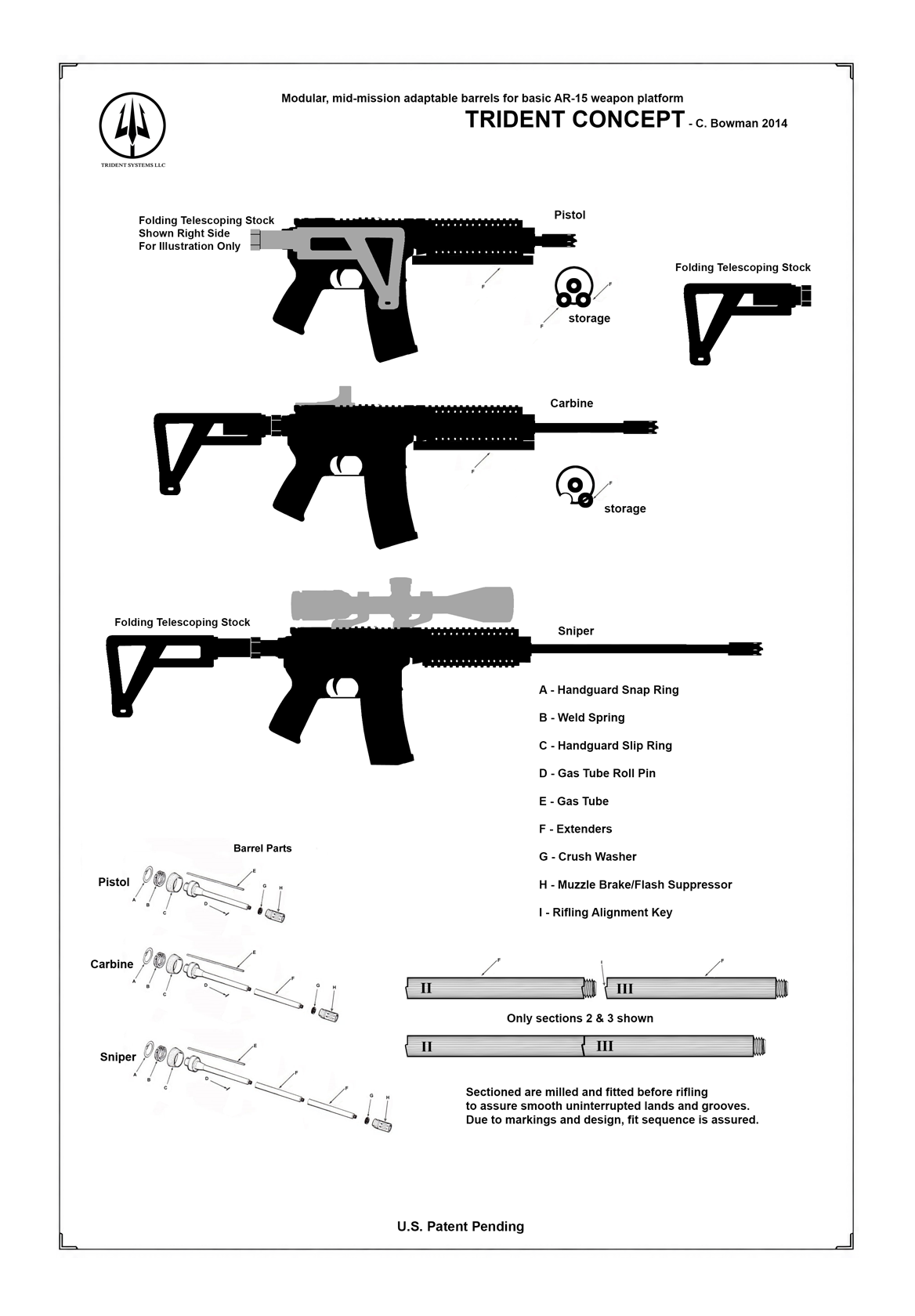 Trident-AR Black and White