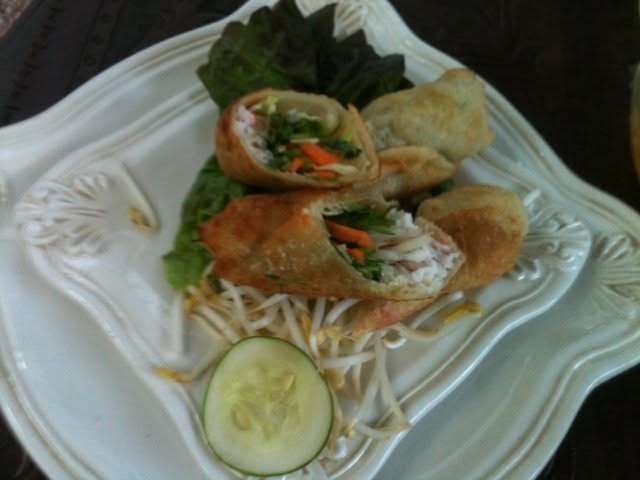 Crab spring rolls