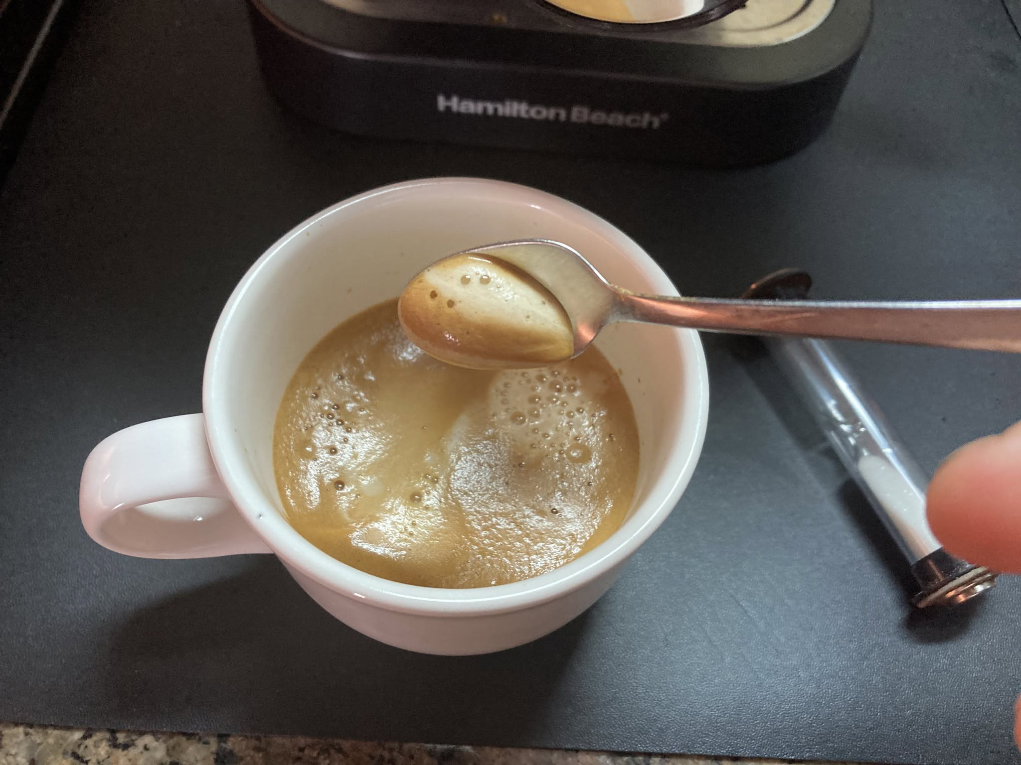 espresso with natural cremma - sucsess!