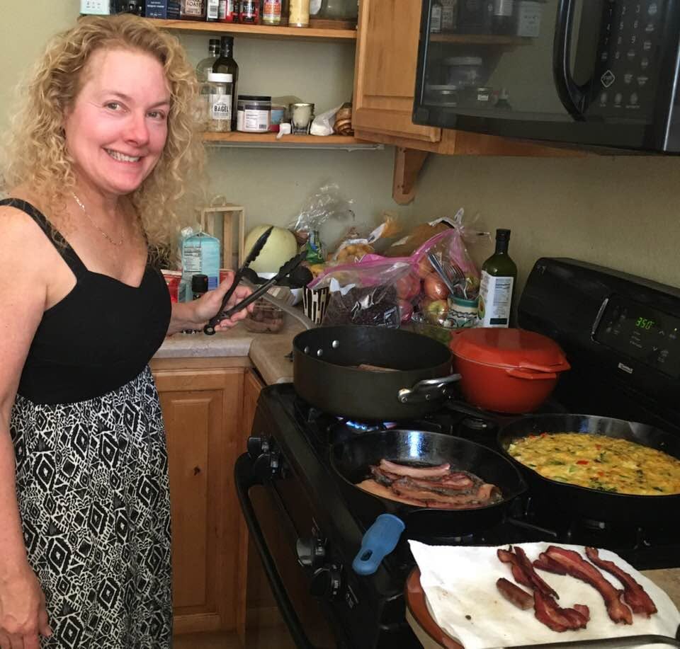 fathers day and bacon, more bacon, moose maple sausage, and some side stuff with, well, BACON