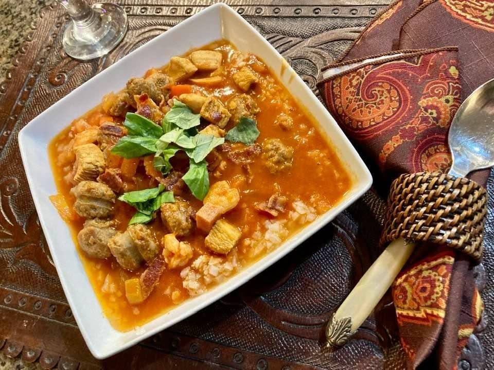 ealthy gumbo for dinner