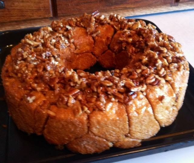 made us monkeybread - dangerous, there's only two of us